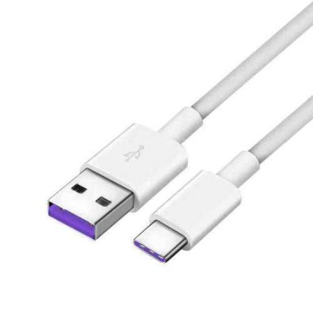 Official Huawei nova 7 Pro 5G Super Charge USB-C Charge and Sync Cable 1m White