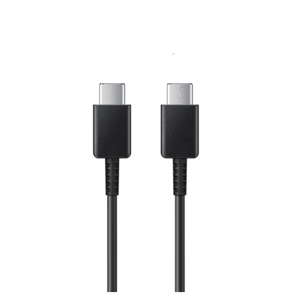 Genuine Samsung Galaxy S24 FE Super Fast Charging Cable Type C to C 3A Black