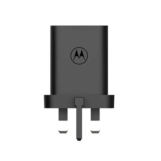 Official Motorola TurboPower 20W UK Main Wall Charger Plug Only Black