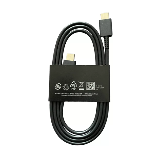 Genuine Samsung Galaxy S24 Super Fast Charging Cable Type C to C 5A Black